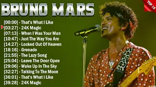 Bruno Mars Greatest Hits 2024 - Pop Music Mix - Top 10 Hits Of All Time