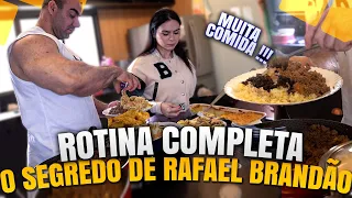 ROTINA COMPLETA DE RAFAEL BRANDÃO - QUAL O SEGREDO PARA COMER TANTO ???