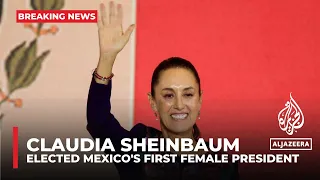 Claudia Sheinbaum elected Mexico's first female president