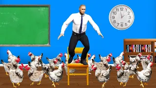 PRANKING The TEACHER With CHICKENS! (Bad Guys At School)