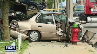 Teens arrested after Milwaukee pursuit, crash | FOX6 News Milwaukee