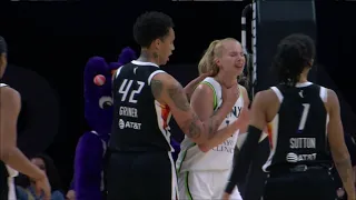 FLAGRANT On Brittney Griner For Hitting Juhasz In The Neck After They Exchanged Elbows On A Post-Up