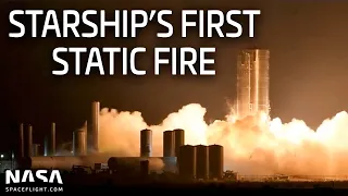 Starship SN4 Static Fire Test