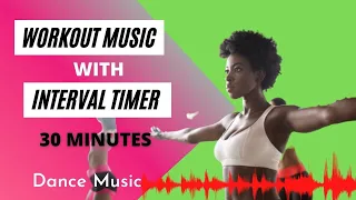 Workout music with an interval timer [30/30 tabata]