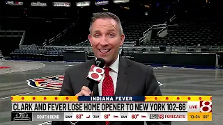 Caitlin Clark and Fever lose home opener to New York/Fans react to Fever's first home game