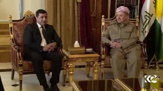 President Barzani meets HDP co-leader in Erbil