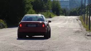 Insane Drag Race, Acceleration with Audi S2 1000BHP+ tuned Crazy SOUND TURBO 1080p Full HD