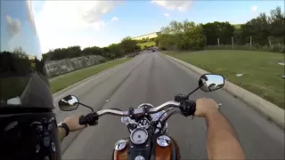 Afternoon ride with my Harley Dyna Wide Glide and GoPro HD