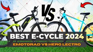 EMotorad vs Hero Lectro | Which is Best Electric Cycle in india 2024 | Full Comparison Video