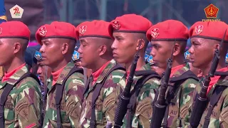 Upacara HUT TNI ke 72 Di Cilegon Banten Tahun 2017