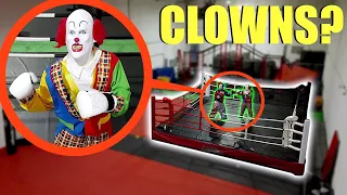 when you see Clowns Boxing in the Ring, DO NOT Approach them! Run away as fast as possible!