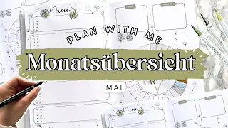 Bullet Journal Setup (Deutsch) | Monatsübersicht ✨ PLAN WITH ME