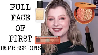 FULL FACE OF FIRST IMPRESSIONS// PLAYING WITH BRAND NEW HIGH END/LUXURY MAKEUP