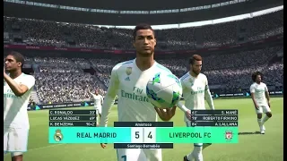 PES 2018 PS3 Real Madrid vs Liverpool