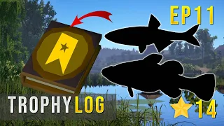 Russian Fishing 4 TROPHY LOG EP 11- OLD BURG AND WINDING RIVULET TROPHIES! #rf4 #russianfishing4