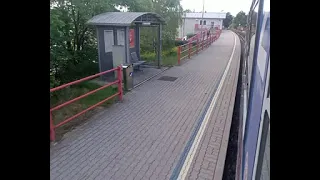 Leobersdorferbahn zwischen kurz nach 18:00 und kurz vor 18'45 am 10.5.2024