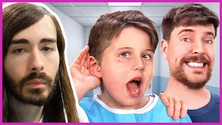 MrBeast Gets Hate For 1,000 Deaf People Hear For The First Time | Moistcritikal reacts