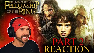 First Time Watching The Lord of The Rings: The Fellowship of the Ring | PART 2 | Reaction & Review