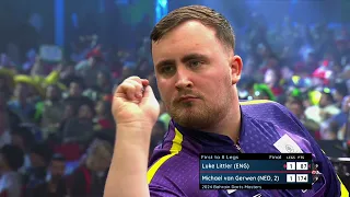 LUKE LITTLER'S FIRST TV TITLE! Littler v Van Gerwen | 2024 Bahrain Darts Masters FULL FINAL