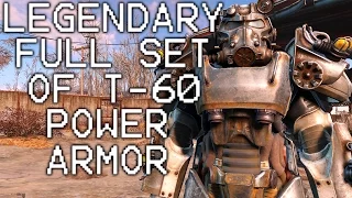 Fallout 4 Full Legendary T60 Power Armor Set