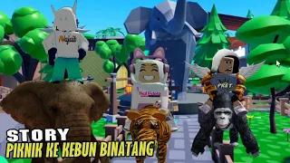 HOREE!! SEKOLAH KITA PIKNIK KE KEBUN BINATANG!! TAPI...... | ZOO STORY DRAMA ROBLOX INDONESIA