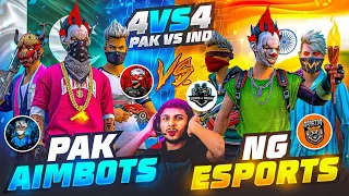 NG-ESPORTS🇮🇳 vs PAK AIMBOTS🇵🇰|| SMOOTH 444, TUFAN FF, NOTAXID 🤯|| PAK VS IND @NonstopGaming_