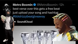 Yuno Miles - Drake BBL Freestyle (Metro Boomin) #bbldrizzybeatgiveaway