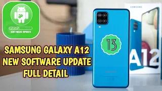 Samsung Galaxy A12 New Software Update | Samsung A12 New Software Update How To Update |