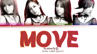 4Ladies/4L 'Move' (Color Coded Lyrics Han/Rom/Eng)