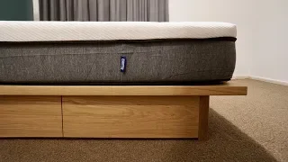 An Oak and Plywood Bed Frame (With an Ecosa Mattress)