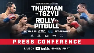 Thurman vs. Tszyu & Romero vs. Cruz Kickoff Press Conference