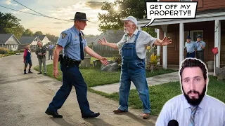 Cop ATTACKS 76-Year-Old Man Who Tells Him to LEAVE!