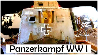 Panzerkampf 1916 - 18  "Von den Kriegselefanten zum A7V" / Tank Battle 1916 - 18
