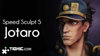 Speed sculpt #5 - Jotaro fanart timelapse