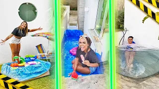 QUEM FAZ A MELHOR PISCINA COM ITENS DA MANSÃO LOURES !!!