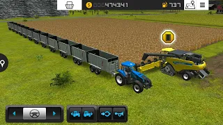 NEW HOLLAND HARVESTER TRANSPORT IN FS 16 | FS 16 GAMEPLAY | TIMELAPSE !