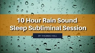 Stay Calm & Confident In Confrontation - (10 Hour) Rain Sound - Sleep Subliminal - Minds in Unison