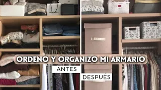 COMO TENGO ORGANIZADO MI ARMARIO. LIMPIEZA y Decluttering | @elbauldemonica