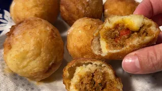 Rellenos de Papas | Puerto Rican Stuffed Potato Balls - EASY!