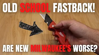 OLD SCHOOL FASTBACK - MILWAUKEE Flip Folding Utility Knife (#48-22-1901) - Review - BEST MILWAUKEE?