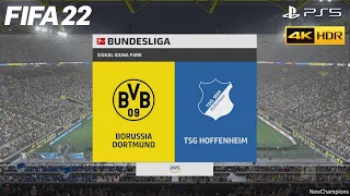 FIFA 22 - Borussia Dortmund Vs. TSG Hoffenheim (PS5) 4K HDR