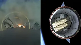 SpaceX CRS-22 launch and Falcon 9 first stage landing