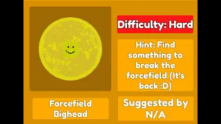 How to get the Forcefield Bighead - Find the Big Heads [Roblox]