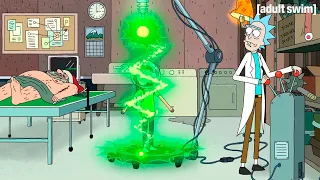 Morty descubre el Parque Anatómico de un Vagabundo | Rick & Morty | Adult Swim LA