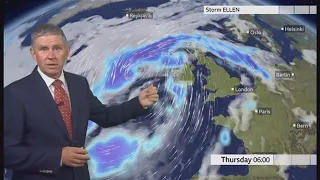 Weather Events 2020 - Storm Ellen & weekly Forecast (UK/(Europe)) - BBC - 19th August 2020