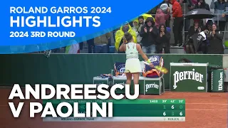 Bianca Andreescu vs. Jasmine Paolini | 2024 3rd Round | Ronald Garros 2024 Women's Singles 3rd Round