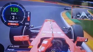 F1 2013 R12 Fernando Alonso onboard Belgian grand prix