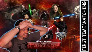 Star Wars: Revenge of the Sith (Heartbreaking) First Time Watching Movie Reaction.