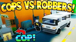 LEGO COPS AND ROBBERS! - Brick Rigs Gameplay - Candy Heists & Police Chases! - User Creations