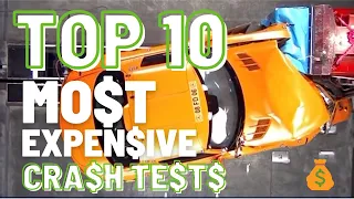 Top 10 most expensive car crash tests of all time | Super car crash tests